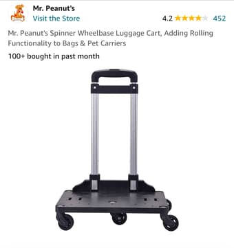 Pet Carrier or Luggage Wheelbase 1