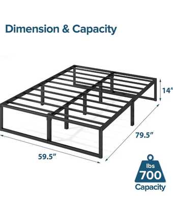 Queen size bedframe 1