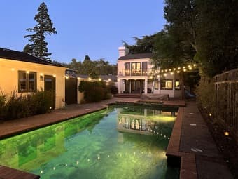 Large Br+Ensuite in clean spacious Old Palo Alto house w pool for 6mth 1