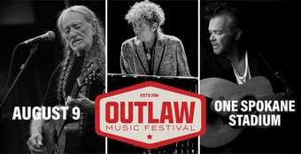 Aug 4:Willie Nelson, Bob Dylan, John Mellencamp: Outlaw Music Festival 1