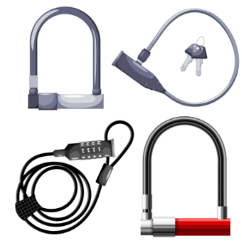 Bike Locks and Helmets 1