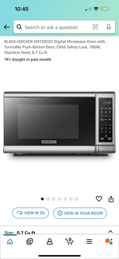 MOVE OUT SALE - Portable AC, Dishwasher, Sofa Bed, Vaccum, Microwave 4