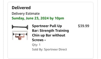 Pull Up Bar (almost brand new and half the original price) 3