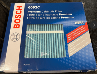 Toyota/ Honda cabin air filter Bosch/ HEPA 1