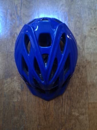 Blue bike helmet for sale 1