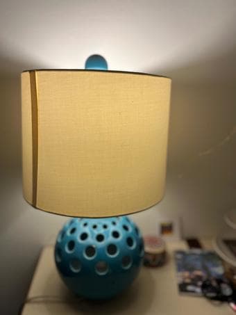 Shoe rack, table, lamp 2