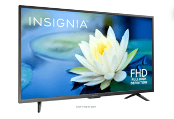 Like-New Insignia™ - 40"ClassN10Series LED Full HDTV w/rolling stand 3
