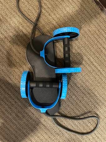 Home Gym - ab roller, pushup handles, resistance bands 2