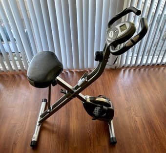 Exerpeutic Folding Stationary Exercise Bike 1