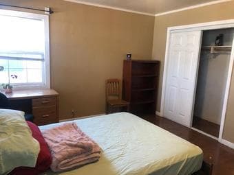$950 private furnished room in 3br/1BA Menlo Park for rent from Sept 1 4