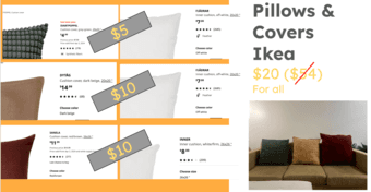 Ikea Pillows & Covers 1