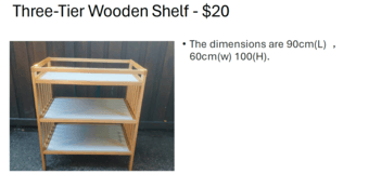 Wooden Shelf 1