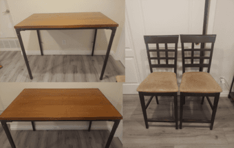 Dinner table with chairs 1