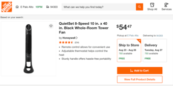 Honeywell QuietSet 8 Tower Fan 1