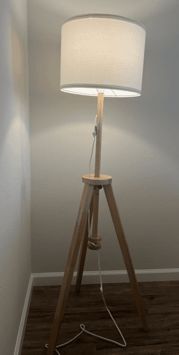 Floor Lamp w/LED Bulbs (ash/white) 1