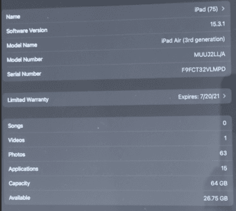 iPad Air 3 with case 1