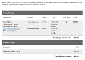 Discounted price for Rite of Spring/Yang Liping & Peacock Contemporary 1