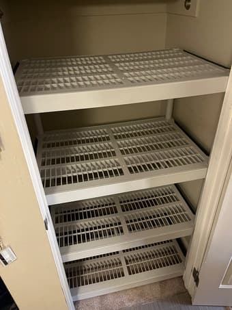 Plastic Storage Shelving Unit (4-tier) 3