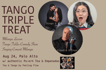 Tea & Tango Triple Treat: Lesson, Laughter and Live Music 1