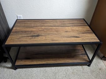 Coffee Table (21" by 39" by 18") 1