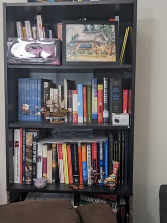 Sauder Beginnings 5 Bookcase/Book Shelf, L: 24.57" x W: 11.50" x H: 71 1