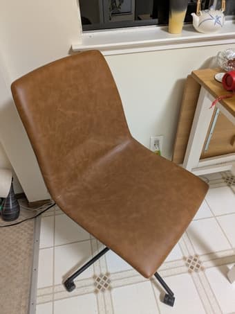 Brown desk chair 1