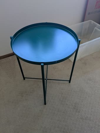 IKEA Gladom green table 1