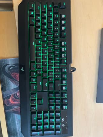 RAZER BlackWidow Keyboard - Silent Switches, Like New 1