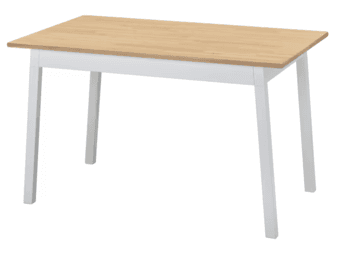 Ikea Dining Table + 4 Chairs + 4 Chair Pads 1