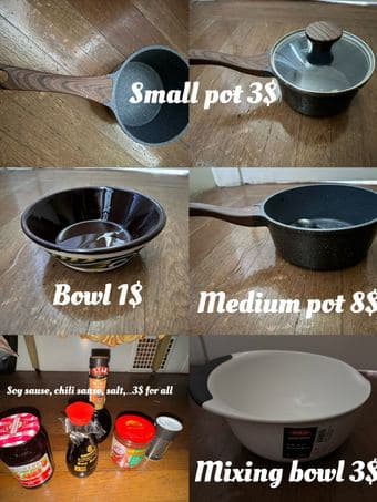 many kitchenware items to sell 2