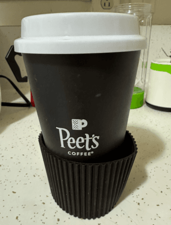 Free Peet's Coffee plastic water cup 1