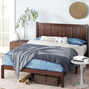 QUEEN Bed Frame + Mattress + Mattress Topper 2