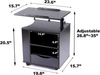 Swivel Tray desk 2