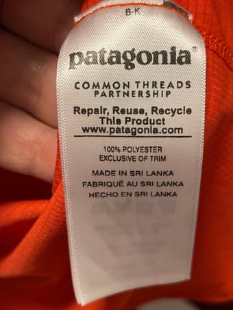 Patagonia 1/4 zip Capilene Shirt, Men, Medium 3