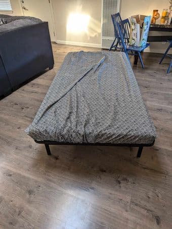 Twin Bed foldable frame (Amazon Basics $30 OBO) 1
