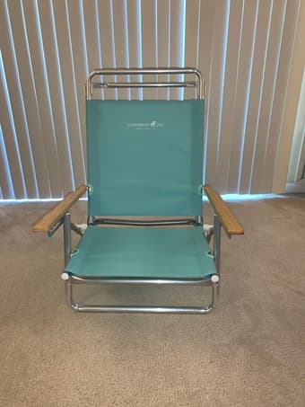 Beach Chair with Umbrellas 1