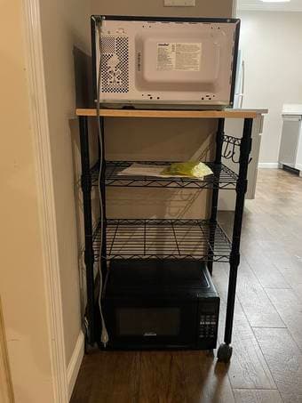 microwave/kitchen cart 1