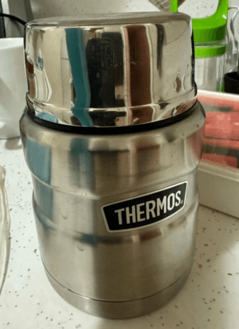 Moving sale: Thermos stainless vacuum-insulated food jar with spoon 1