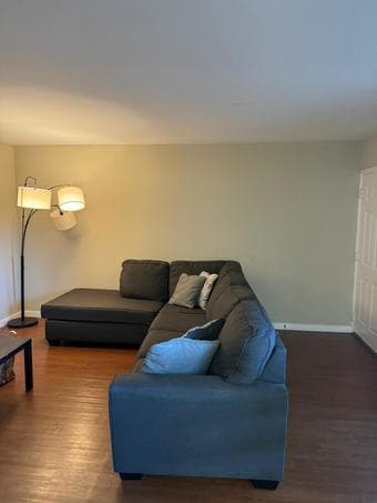 Mcdade Graphite Grey Sectional Couch with Corner Chaise 2