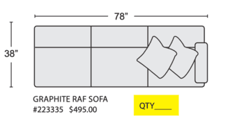 Mcdade Graphite Grey Sectional Couch with Corner Chaise 3