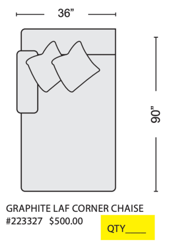 Mcdade Graphite Grey Sectional Couch with Corner Chaise 4