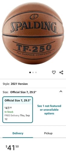 Spalding Outdoor Basketball 1