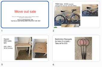 Move out sale - Bikes, a desk, a toaster oven and more. 1
