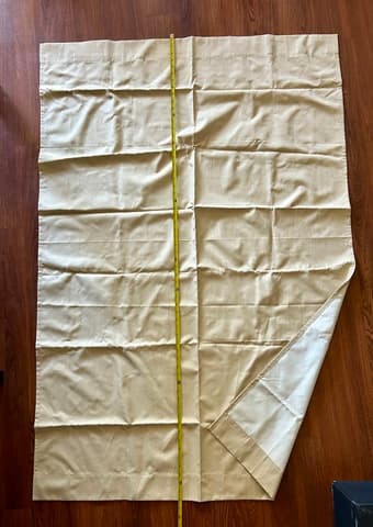 Beige Blackout Curtain 1