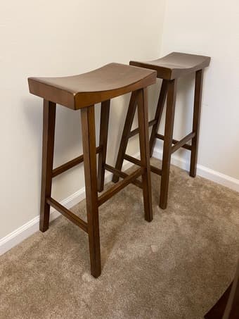 Pottery Barn bar stools 1
