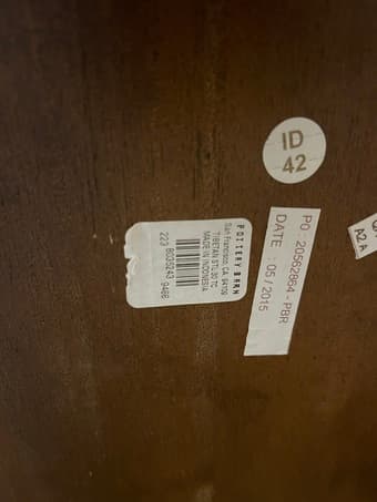 Pottery Barn bar stools 3