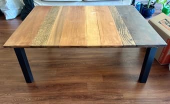 Beautiful real wood coffee table 45x32 1