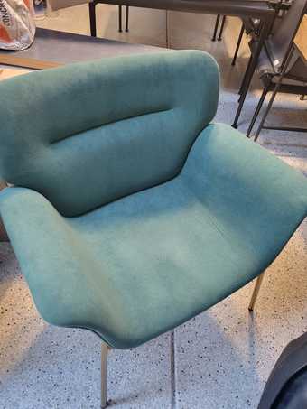 Green Velvet Accent Chair 1