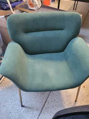 Green Velvet Accent Chair 2