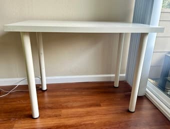 White Table / Desk 29" tall 1